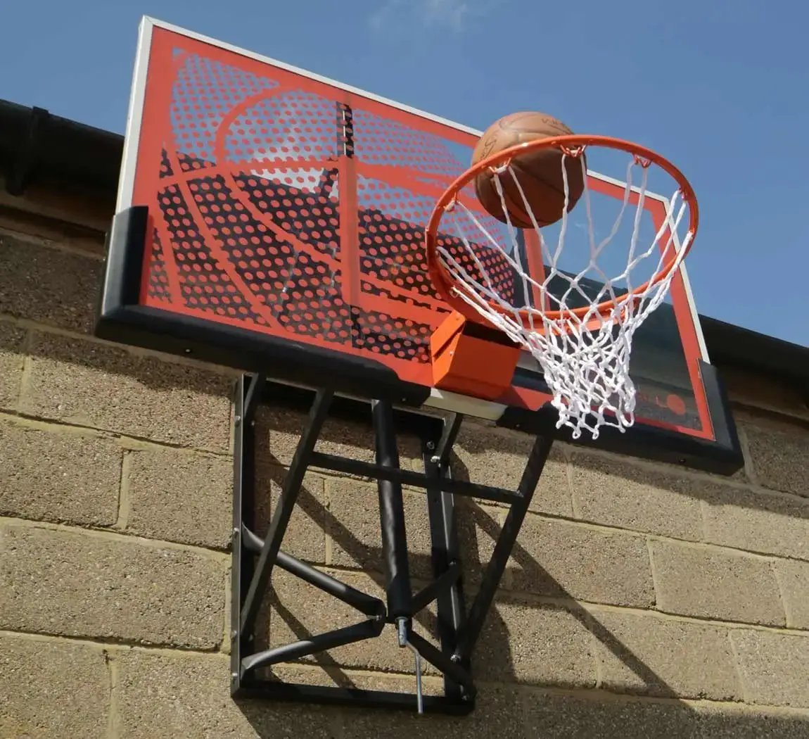 Bee Ball Basketball Backboard & Rings Bee-Ball ZY-024 Height Adjustable Backboard with Flex Ring