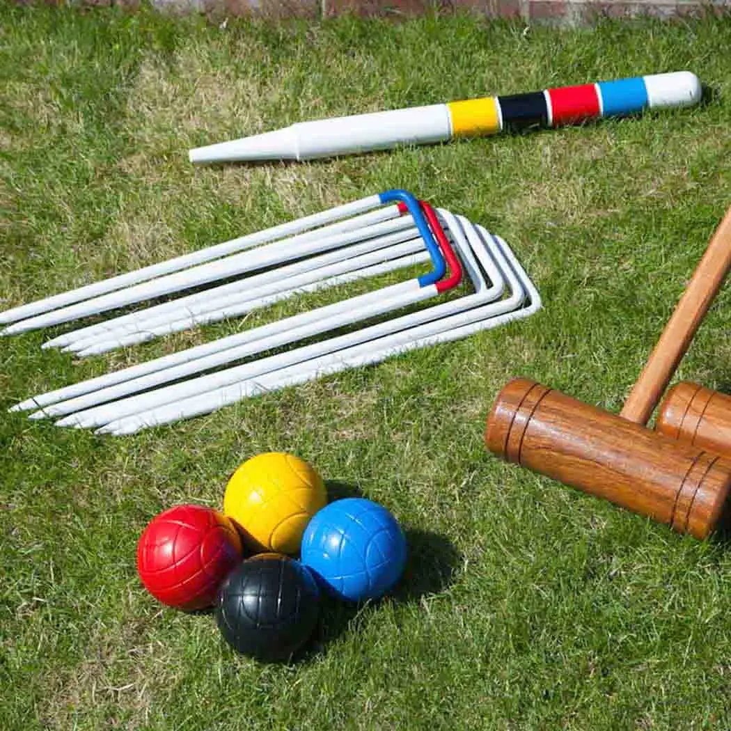 Big Game Hunters Croquet Sets Full Size Croquet Set - 4 Player