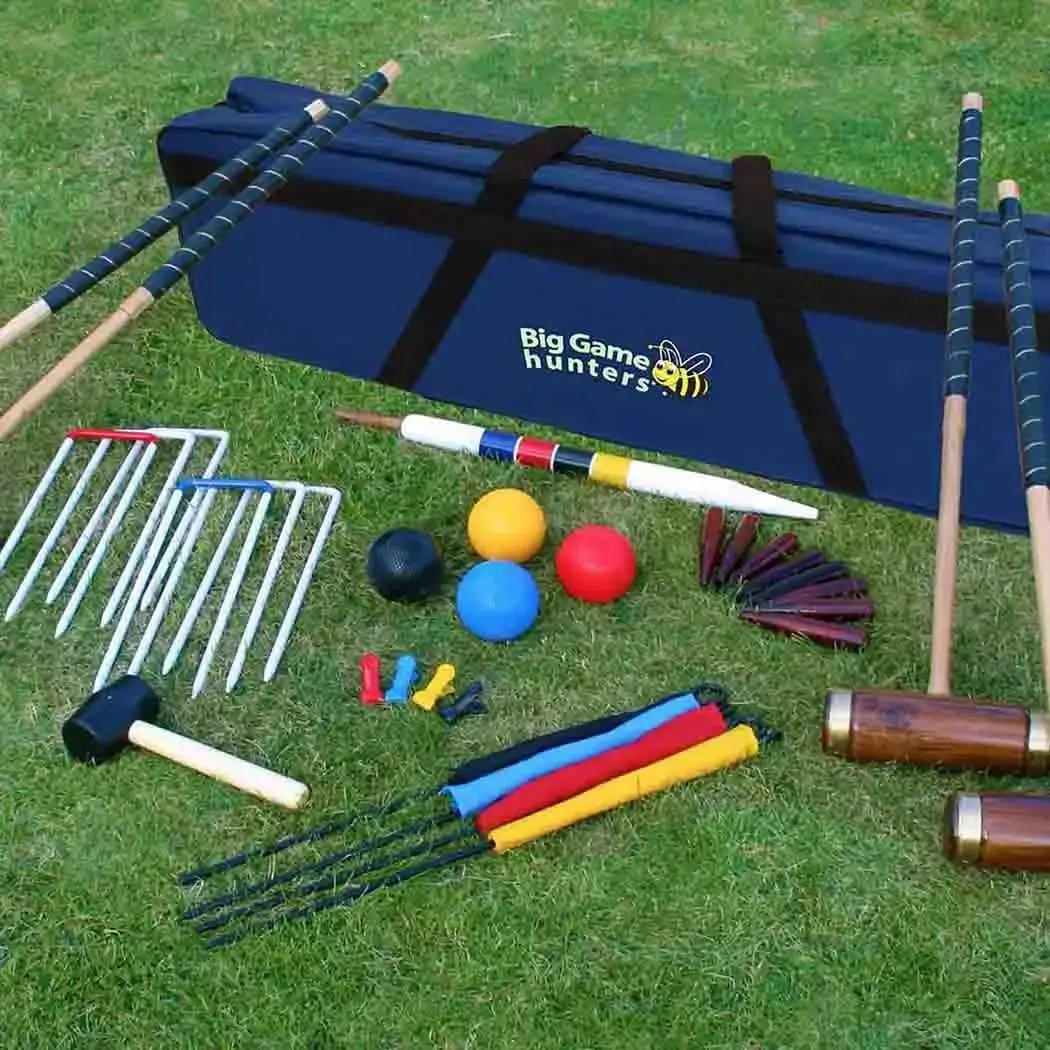 Big Game Hunters Croquet Sets Hurlingham Croquet in a Toolkit Bag