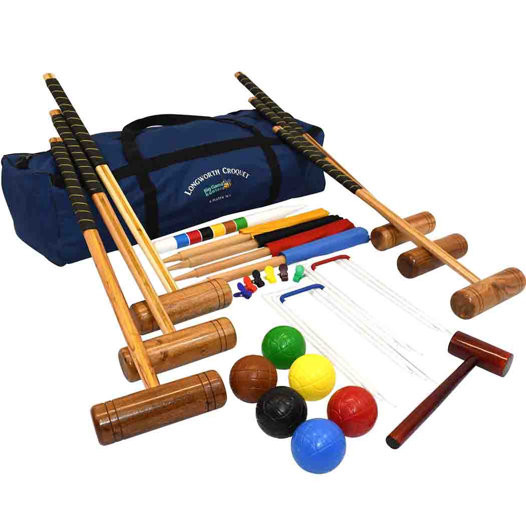 Big Game Hunters Croquet Sets Longworth Croquet Set 6 Player